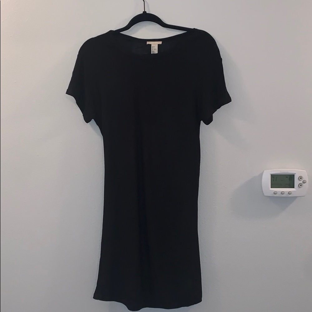 H&M open back tee shirt dress